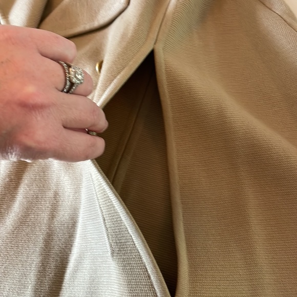 Vintage Tan Wool Cape made in Italy Jonathan Phillips - Picture 6 of 11